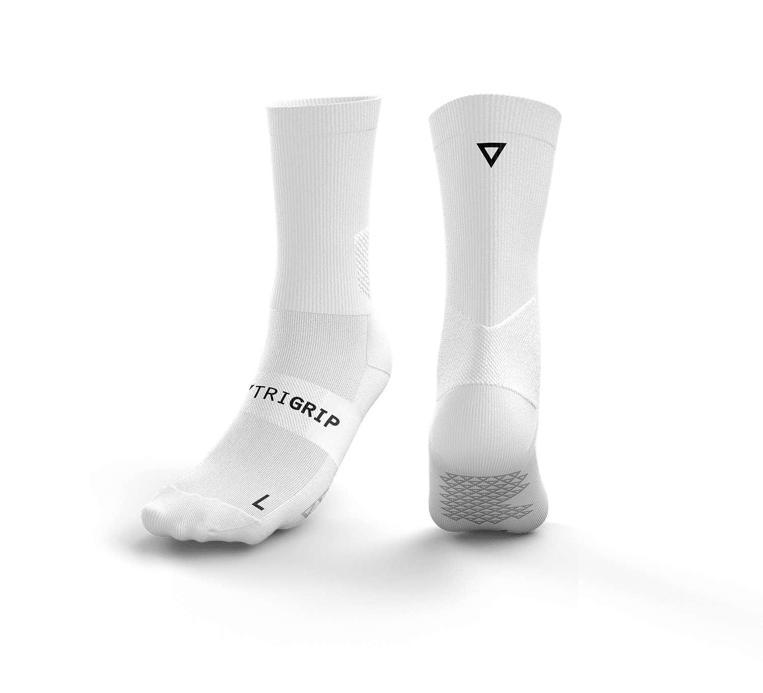 TRI GRIP SOCK WHITE COMBINED