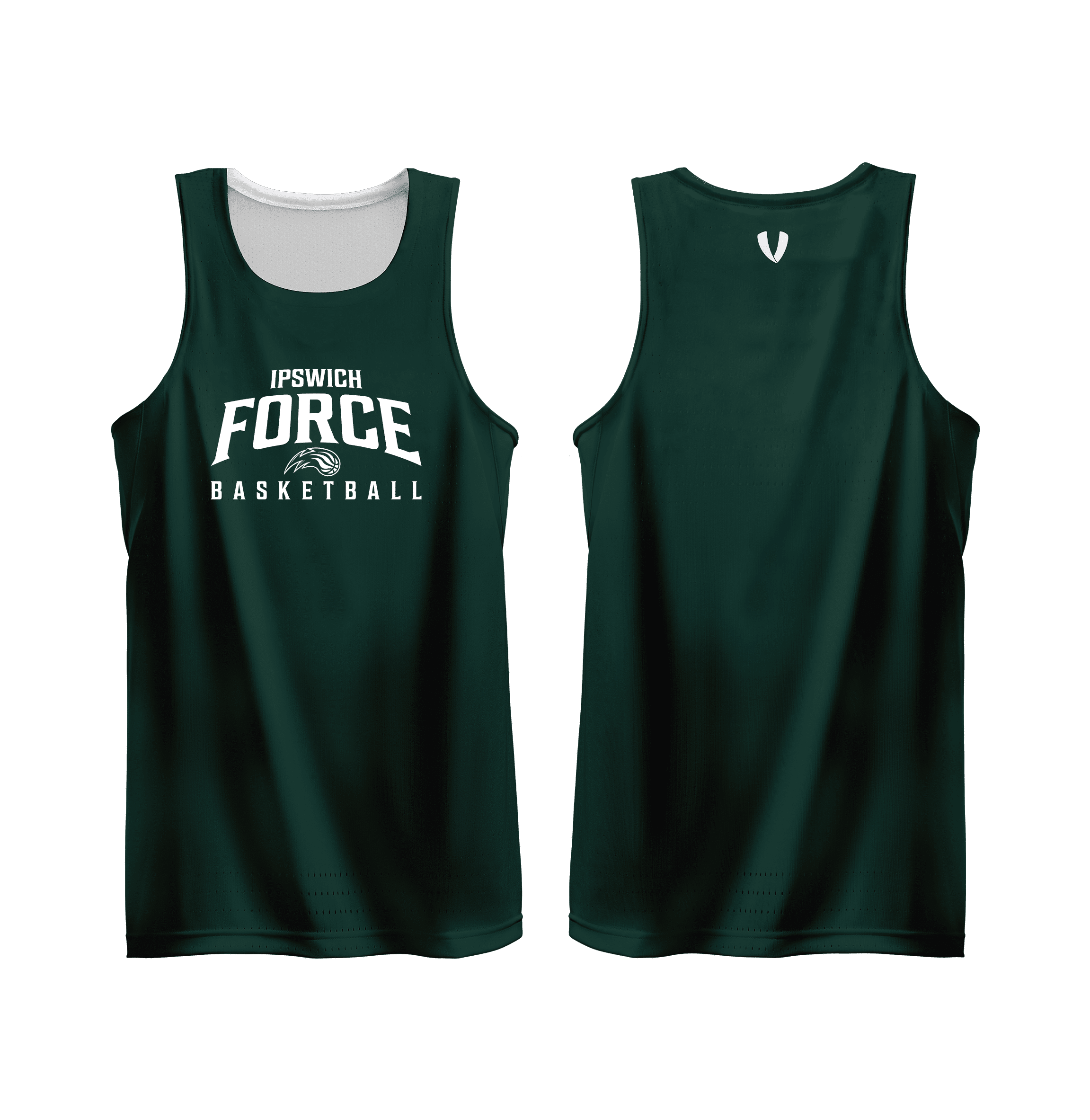 VAULT REVERSIBLE TRAINING SINGLET - BOTTLE