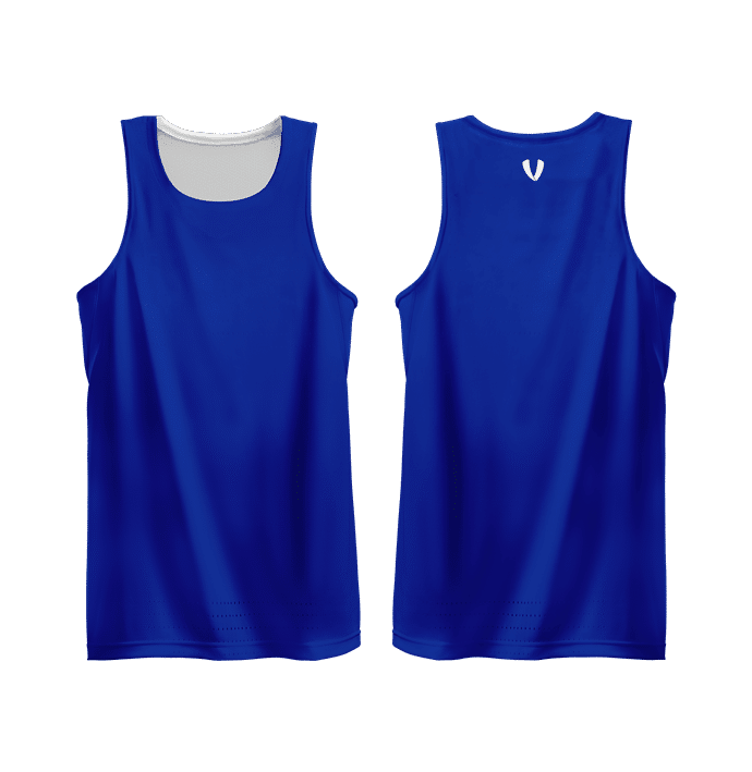 Vault Reversible Basketball Singlet - ROYAL/WHITE