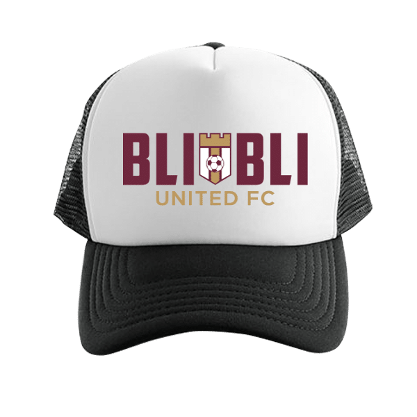 Bli Bli United FC - Trucker Cap - White/Black/Maroon