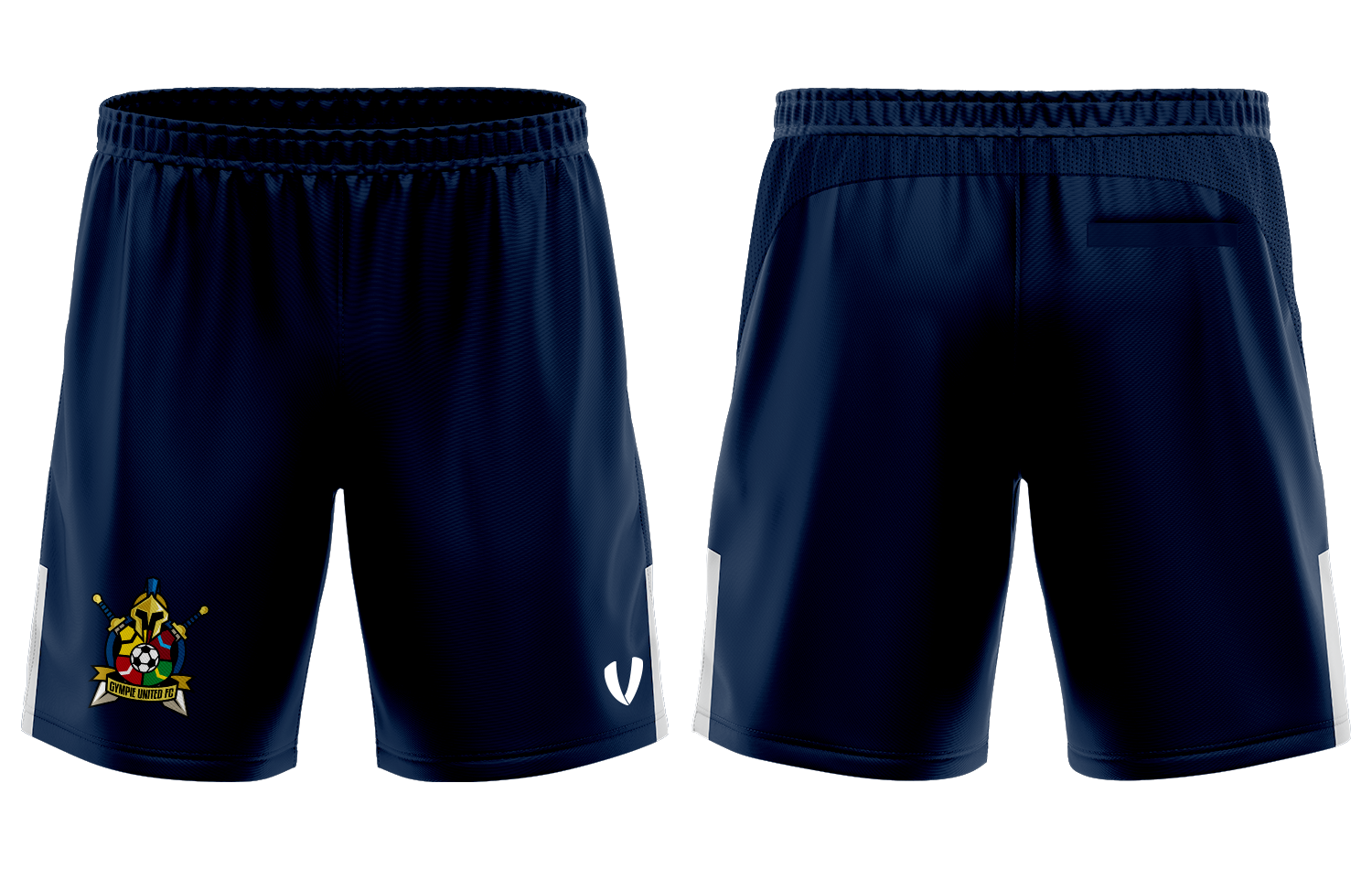 Gympie United FC - Club Coach Shorts - Navy