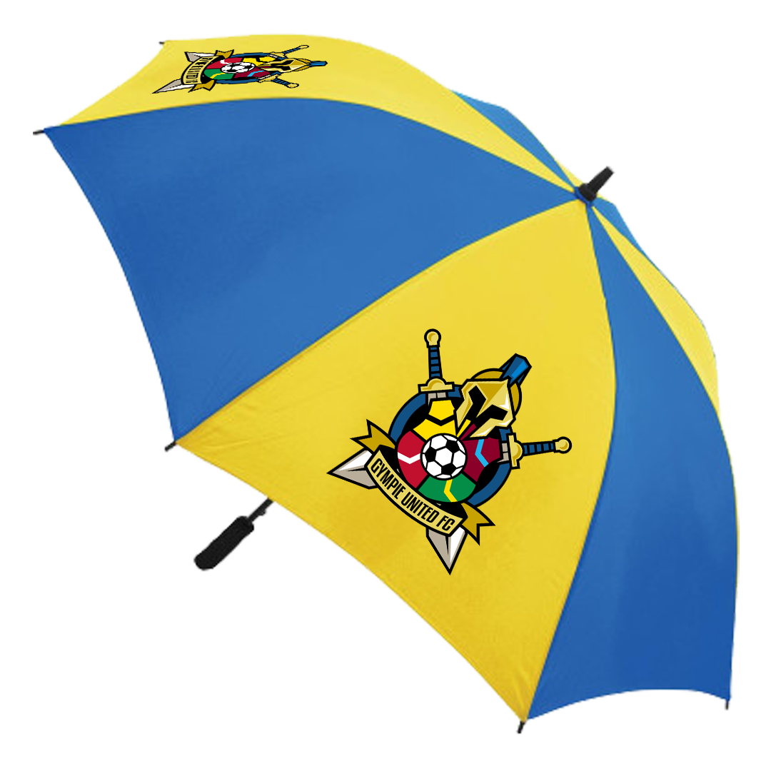 Gympie United FC - Umbrella - Royal/Yellow
