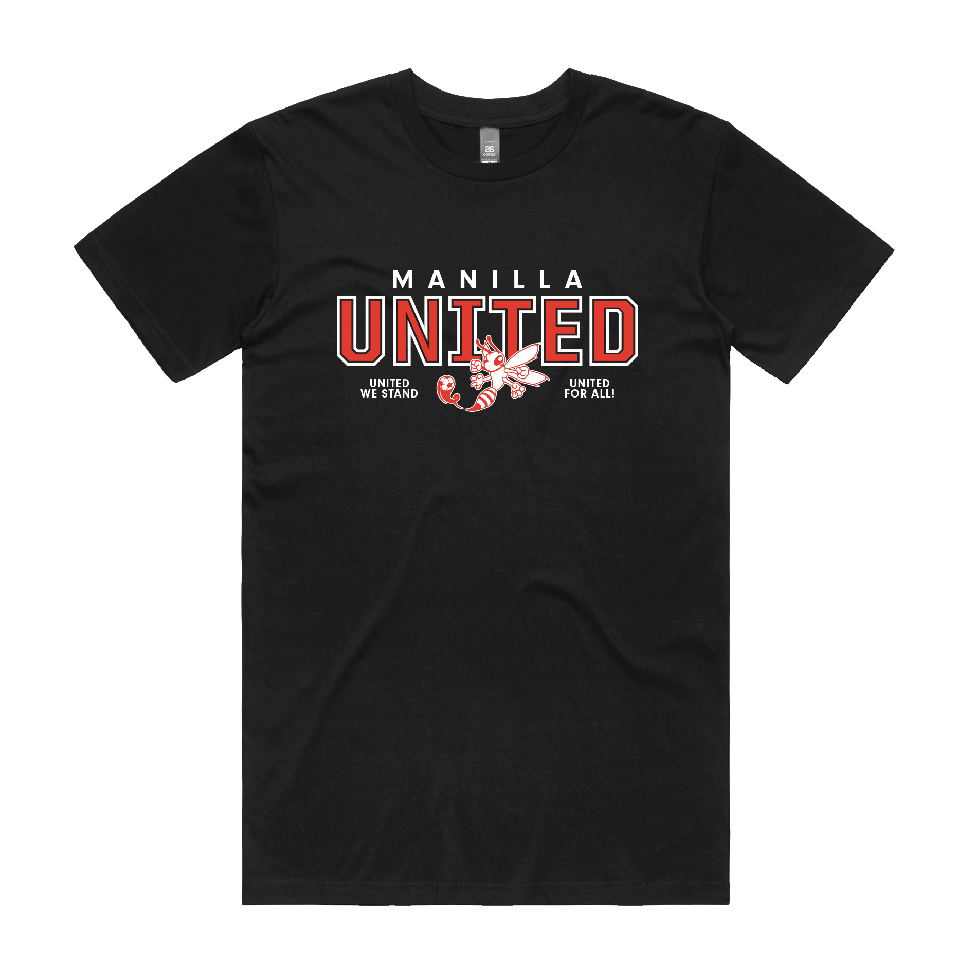 Manilla United FC - Supporter Tee - Black