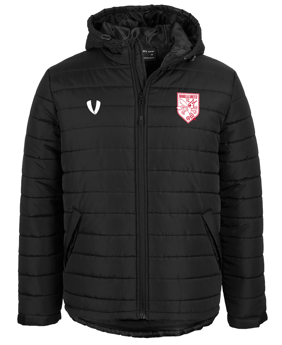 Manilla United FC - Puffer Jacket - Black