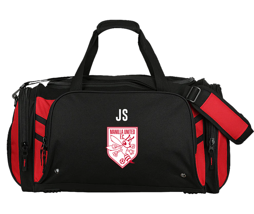 Manilla United FC - Kit Bag - Black/Red